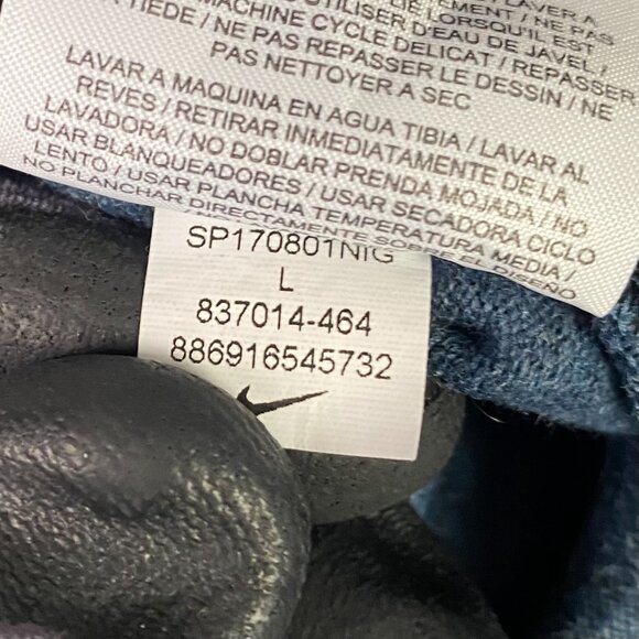 Nike Advance 15 Knit Tech Shorts Men's Large Blue Heather Gym Sweat Active Wear - Picture 8 of 13